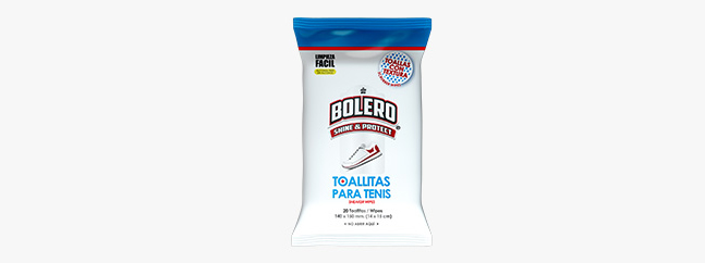 TOALLITAS PARA TENIS BLANQUEADOR PARA TENIS